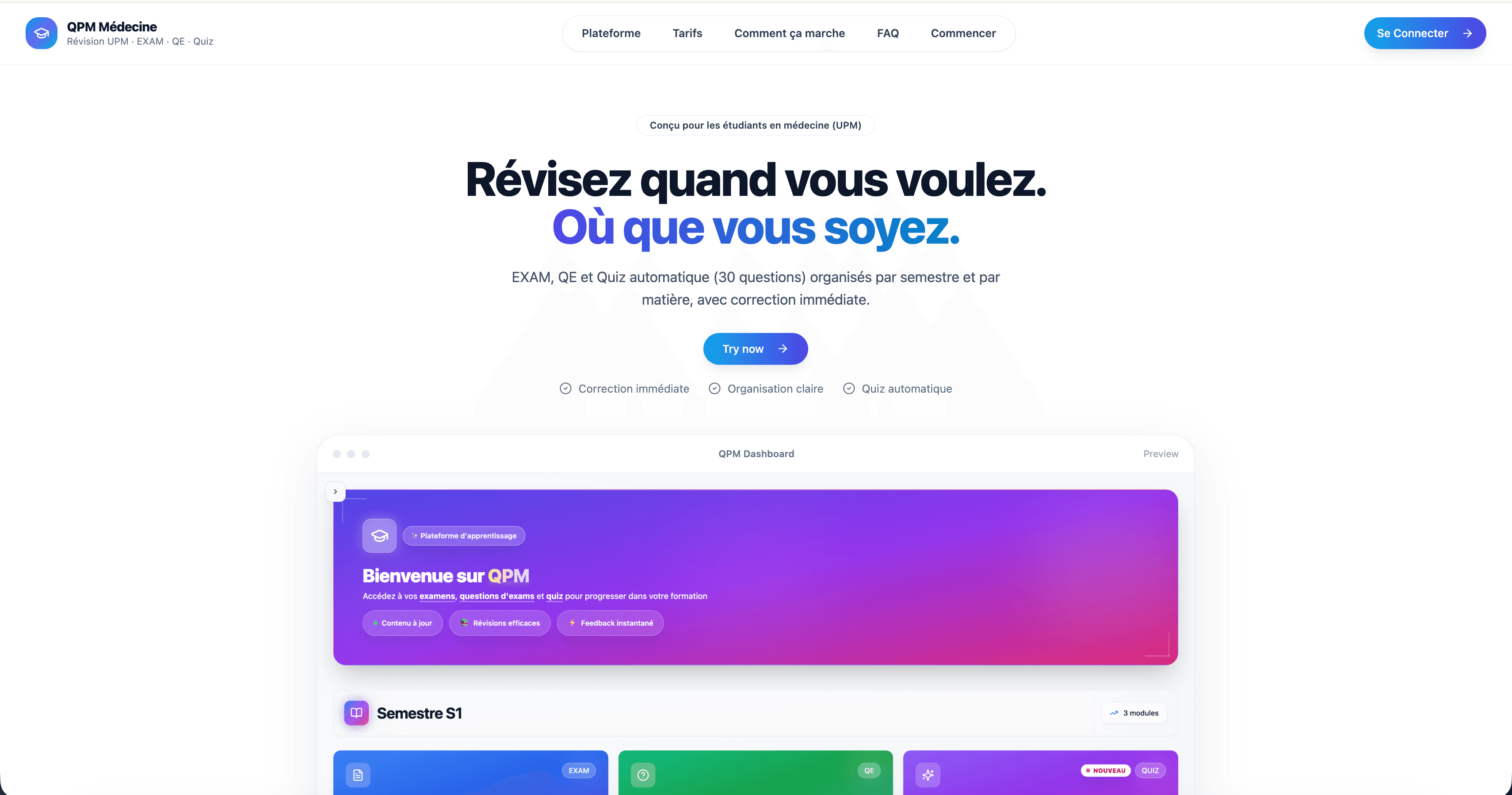 QPM Médecine preview